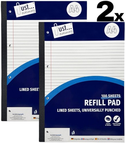 Lined refill pad - lined, 100