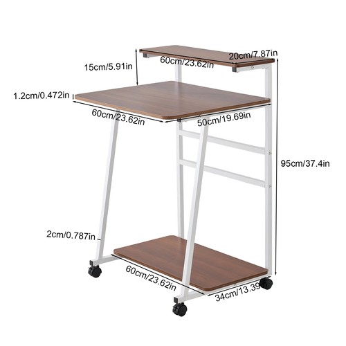Mobile computer desk - mobile,