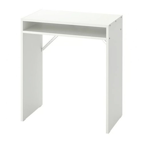 Small white computer desk - white,