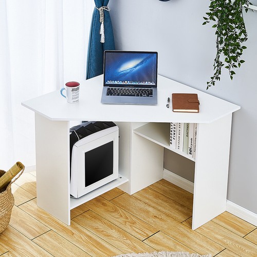 Corner computer desk - computer, writing