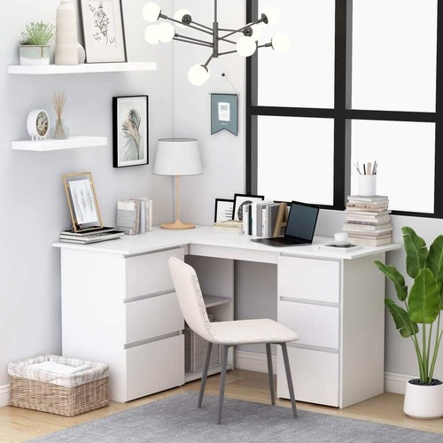 Shaped corner desk chipboard - l-shaped,