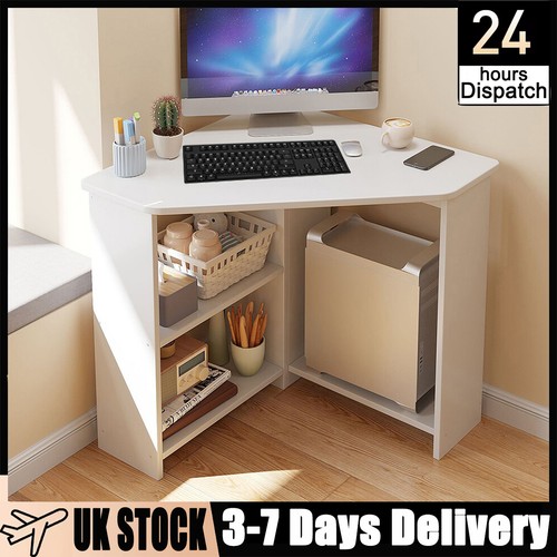 Corner computer desk - computer,